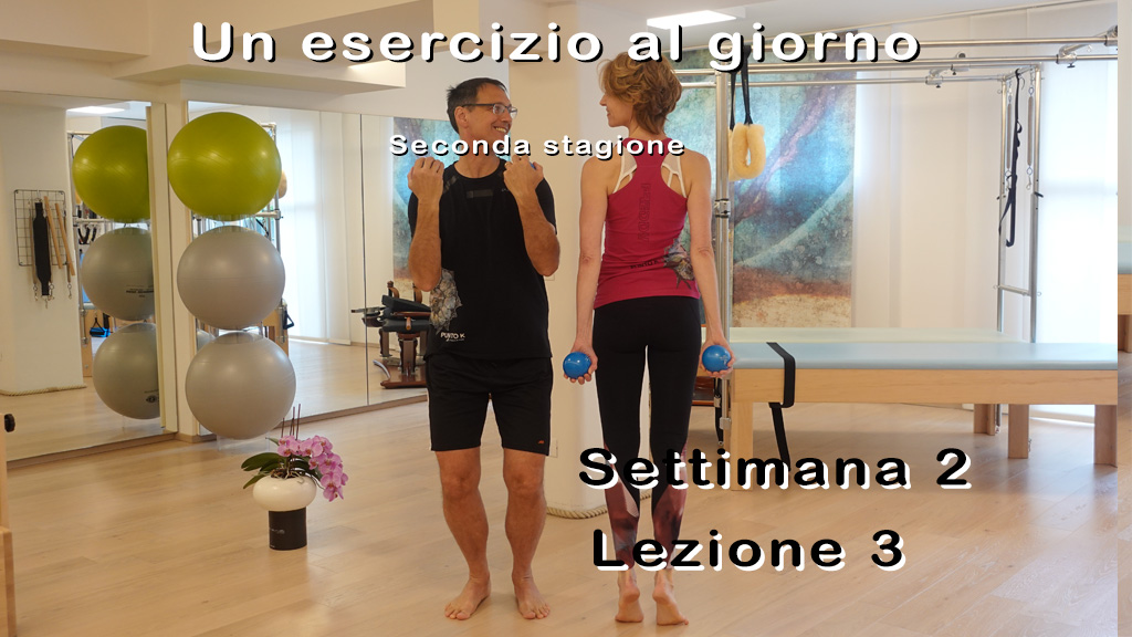 un esercizio al giorno – seconda stagione – mercoledì- seconda settimana
